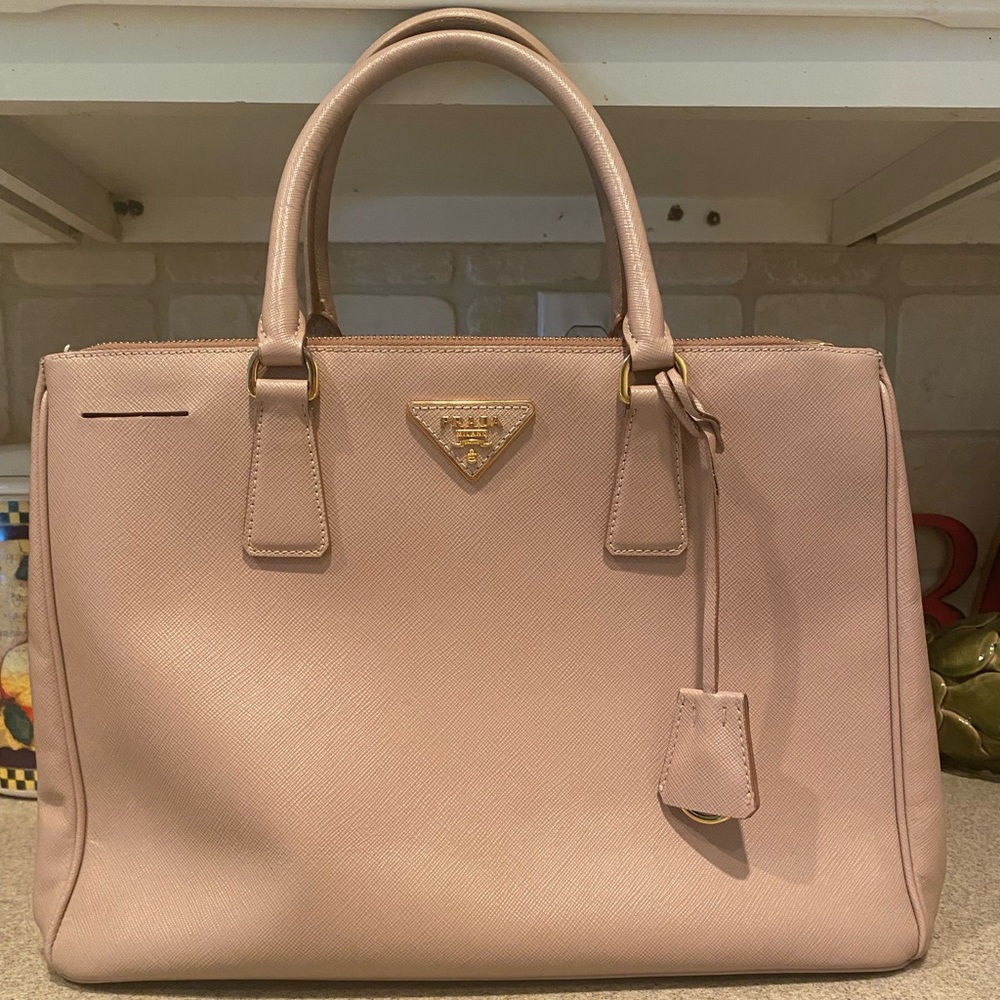Prada Saffiano Large Galleria Double Zip Tote